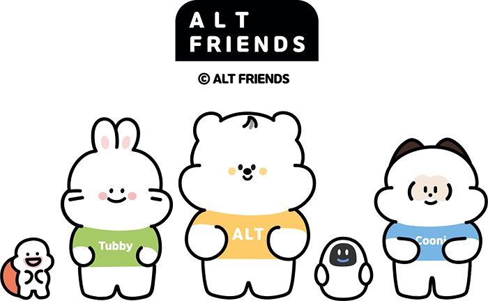 ALT Friends 단체 일러스트